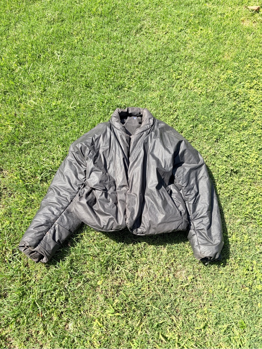Yeezy Black Oversized Puffer Jacket